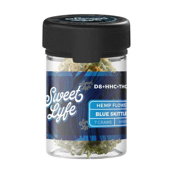 d13fab54-2433-4279-8c8d-32de96feacd8 Sweet Lyfe Hemp Flower D8+HHC+THCP - 7g - Blue Skittlez - Hybrid