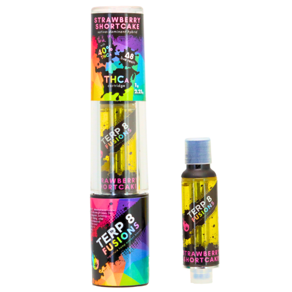 d33e0509-c604-4085-8f5a-09911b284f71 Terp 8 THCA + D8 Live Resin Cartridge - Strawberry Shortcake - 2.25g