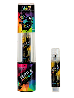 Terp 8 THCA + D8 Live Resin Cartridge - Pot of Gold - 1g