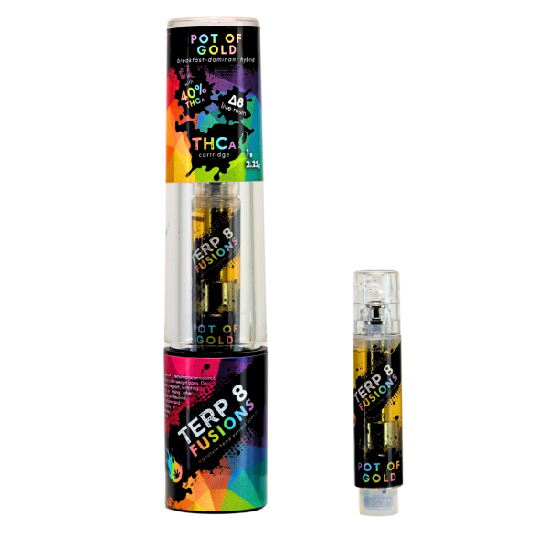d4cc6663-8c03-4056-a859-1947bcbbf456 Terp 8 THCA + D8 Live Resin Cartridge - Pot of Gold - 1g
