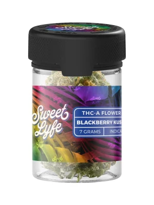 Sweet Lyfe THC-A Flower - Blackberry Kush - Indica 7G