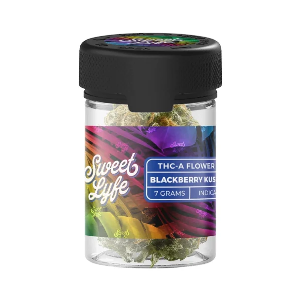 d7a8f59f-0cdd-4c55-91a8-f191ead9f00f Sweet Lyfe THC-A Flower - Blackberry Kush - Indica 7G