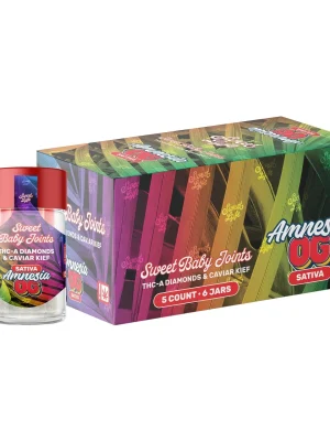 Sweet Lyfe Sweet Baby Joints THC-A Diamonds & Caviar Kief - Amnesia OG - Sativa