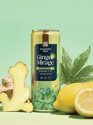 Hometown Hero 25mg THC Lemonade - Ginger Mirage