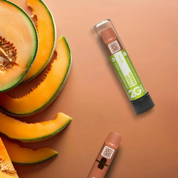 melon-vape-flavor Hometown Hero THCA Live Resin Disposable - Fresh Melon - 2g