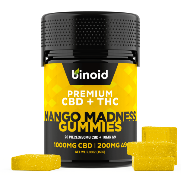 products-Best-Delta-9-THC-Gummies-For-Sale-Legal-Buy-Online-CBD-Hemp-200mg-10mg-Mango-Madness-Strongest 44% OFF! Binoid Delta 9 THC Gummies