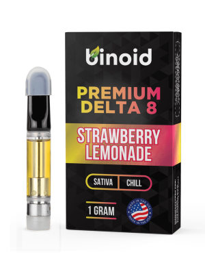 Binoid Delta 8 THC Vape Cartridge - Strawberry Lemonade