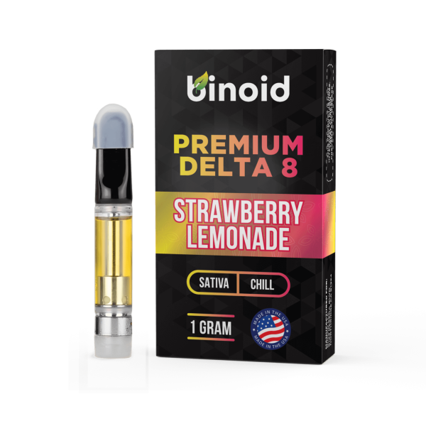 products-Delta-8-THC-Vape-Cart-Where-To-Buy-Online-Near-Me-Get-Lowest-Price-Best-Strain-Strawberry-Lemonade-Sativa Binoid Delta 8 THC Vape Cartridge - Strawberry Lemonade