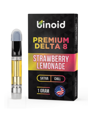 Binoid Delta 8 THC Vape Cartridge - Strawberry Lemonade