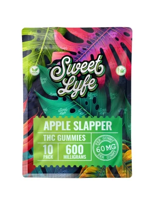 Sweet Lyfe Vegan Gummies 600MG THC Blend - Apple Slapper