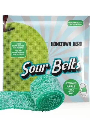 Hometown Hero Sour Belts - Atomic Apple