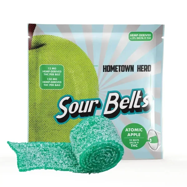 Hometown Hero Sour Belts - Atomic Apple