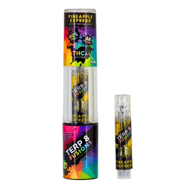 Terp 8 THCA + D8 Live Resin Cartridge - Pineapple Express - 1g