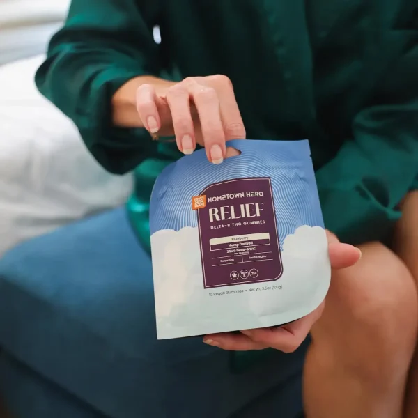 Hometown Hero Relief Delta-8 Gummies - Blueberry