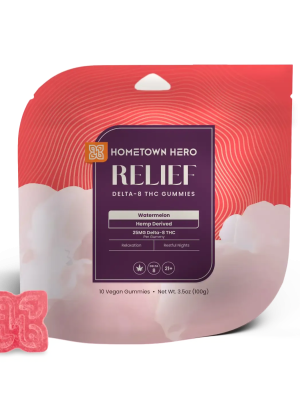 Hometown Hero Relief Delta-8 Gummies - Watermelon