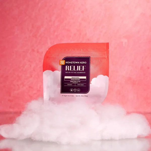 Hometown Hero Relief Delta-8 Gummies - Watermelon