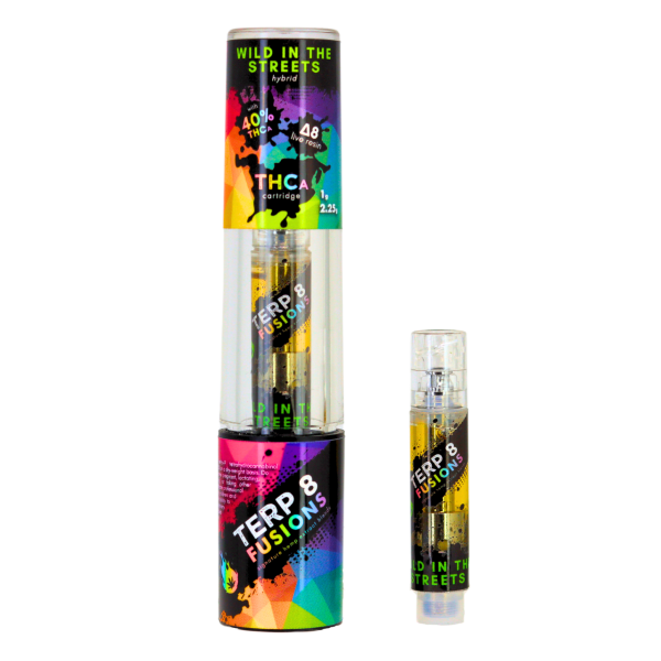 Terp 8 THCA + D8 Live Resin Cartridge - Wild in the Streets - 1g