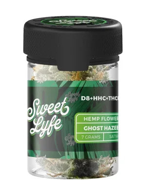 Sweet Lyfe Hemp Flower D8+HHC+THCP - 7g - Ghost Hazee - Sativa