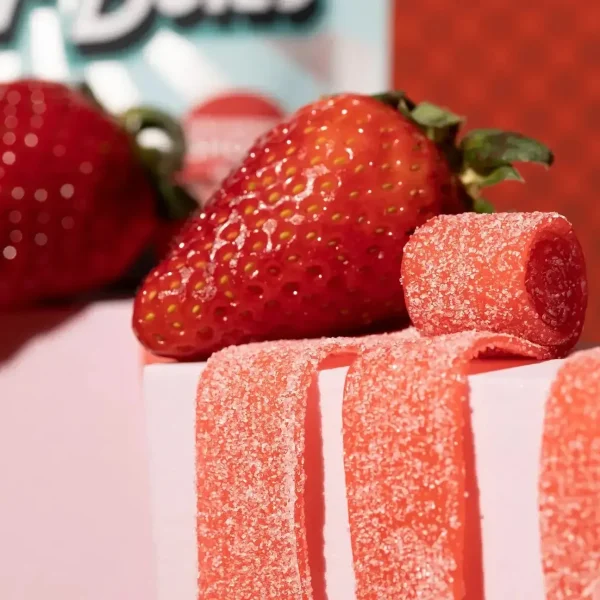 Hometown Hero Sour Belts - Strawberry Shock
