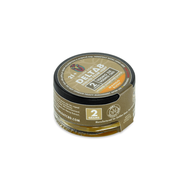Golden Goat Delta 8 Diamond Sauce 1800mg - Mango Kush - 2g