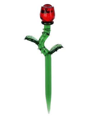 Thorny Rose Glass Dab Tool - 5.5"
