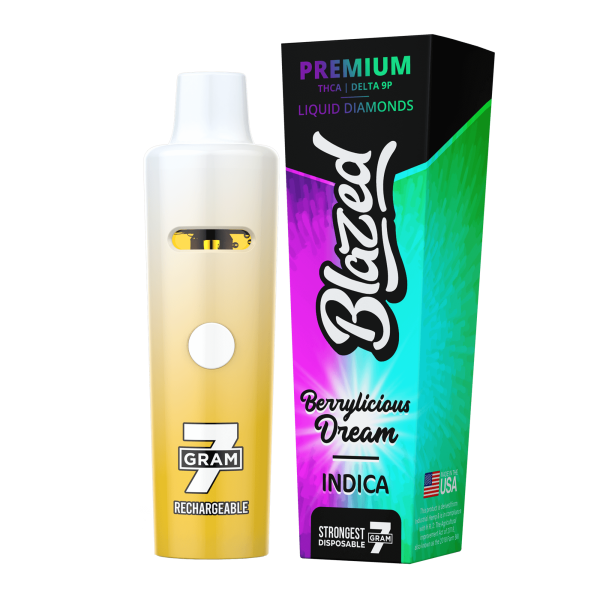 Blazed THCA + Delta 9B Disposable Vape – 7g