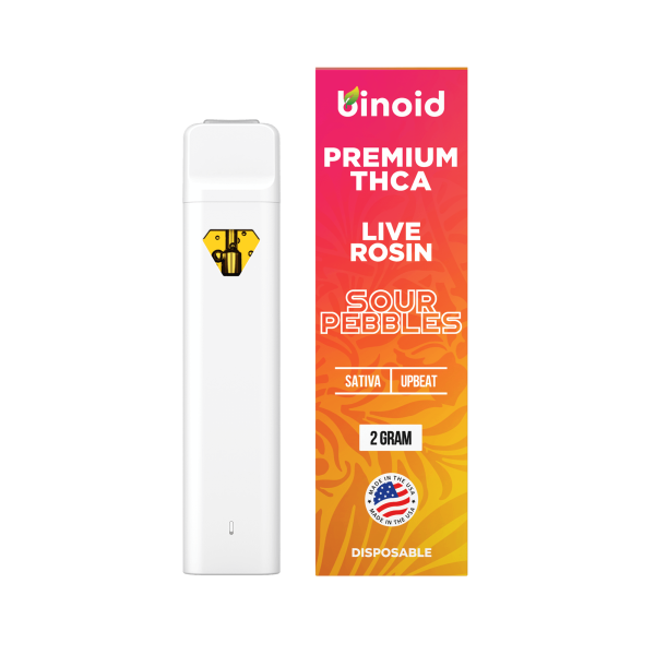 Binoid THCA Disposable Vapes – Live Rosin – 2g