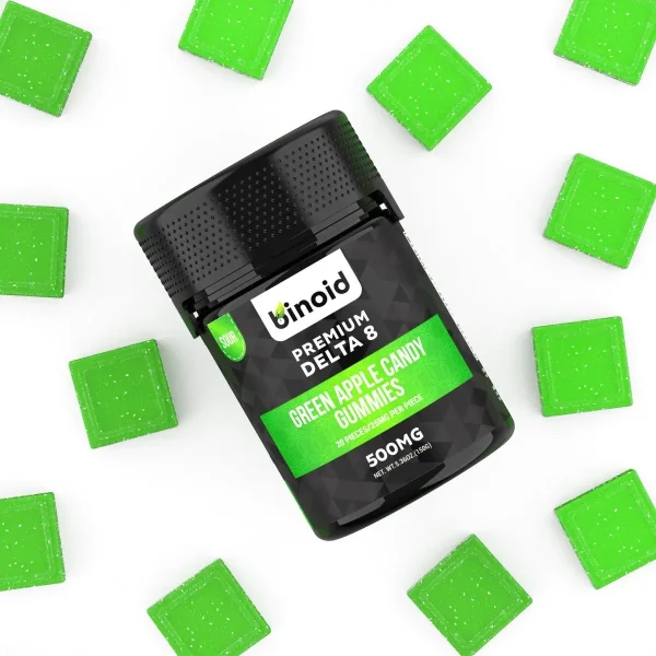 Binoid Delta 8 THC Gummies – Green Apple Candy