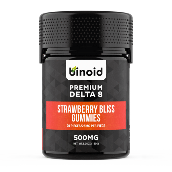 Binoid Delta 8 THC Gummies - Strawberry Bliss