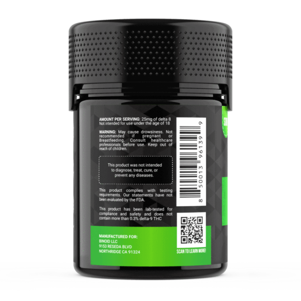 Binoid Delta 8 THC Gummies – Green Apple Candy