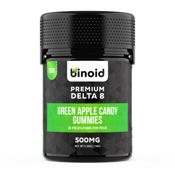 Binoid Delta 8 THC Gummies – Green Apple Candy
