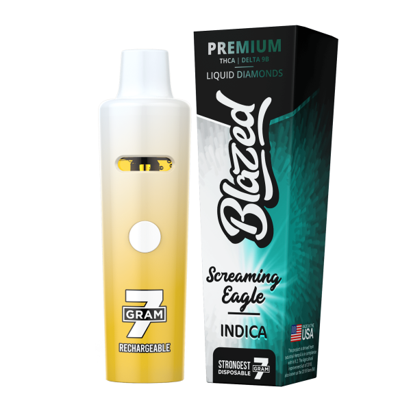 Blazed THCA + Delta 9B Disposable Vape – 7g