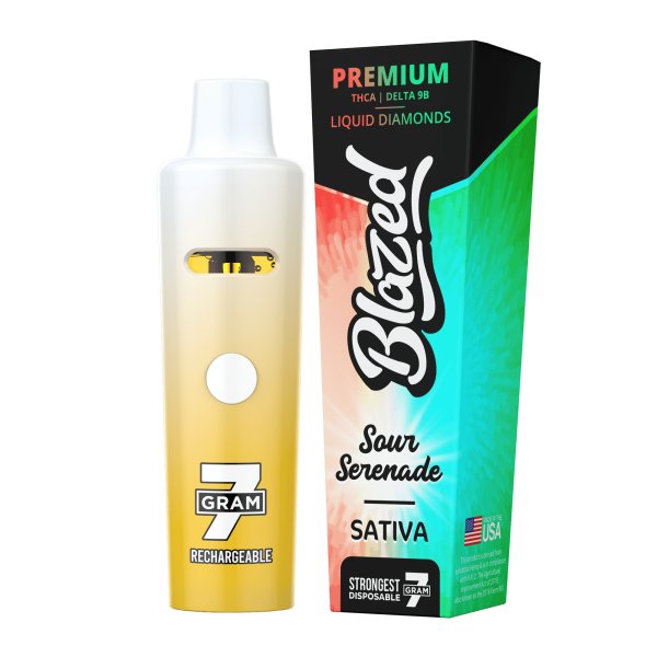 Blazed THCA + Delta 9B Disposable Vape – 7g
