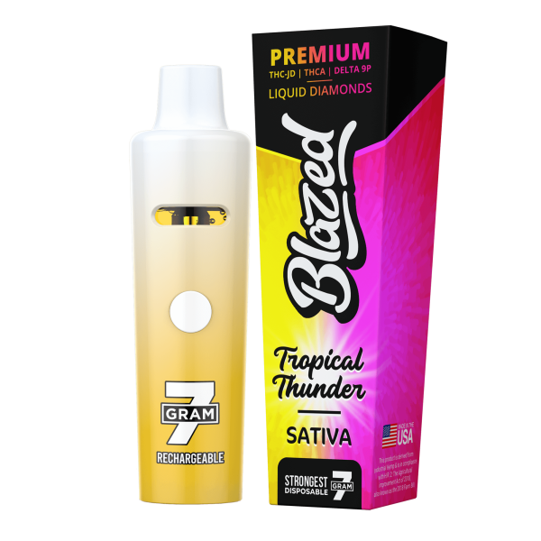 Blazed THCA + Delta 9B Disposable Vape – 7g