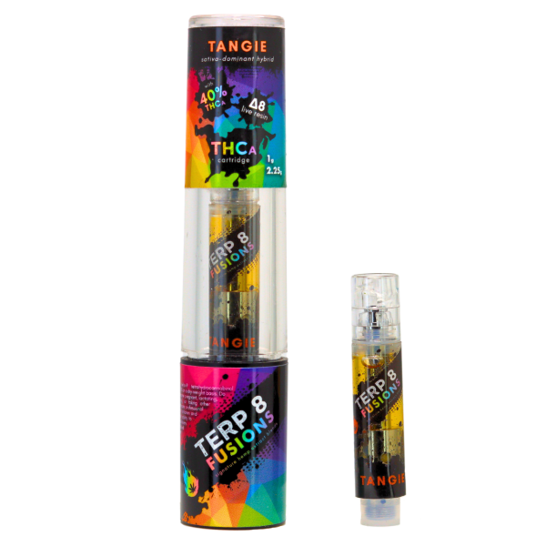 Terp 8 THCA + D8 Live Resin Cartridge - Tangie - 1g