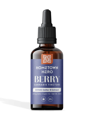 Hometown Hero Delta-8 THC Tincture - Berr