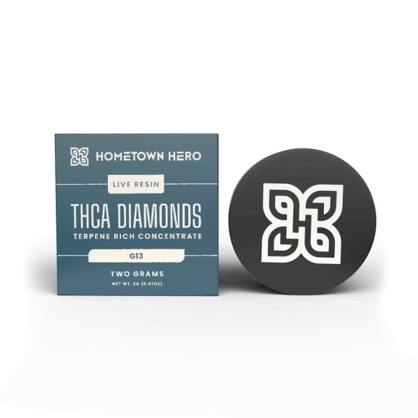Hometown Hero THCA Diamonds + Live Resin - G13 - 2g