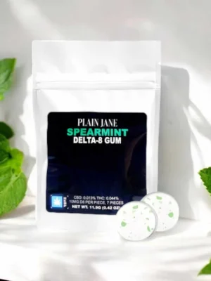 Plain Jane Delta 8 Spearmint Gum