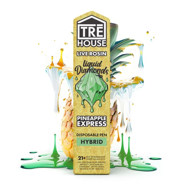 TRĒ House Live Rosin Liquid Diamonds Vape Pen – 2g